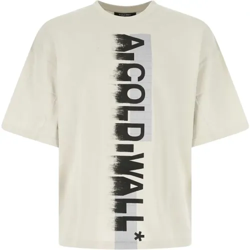 Baumwoll übergroße T-Shirt , Herren, Größe: M - A-COLD-WALL - Modalova