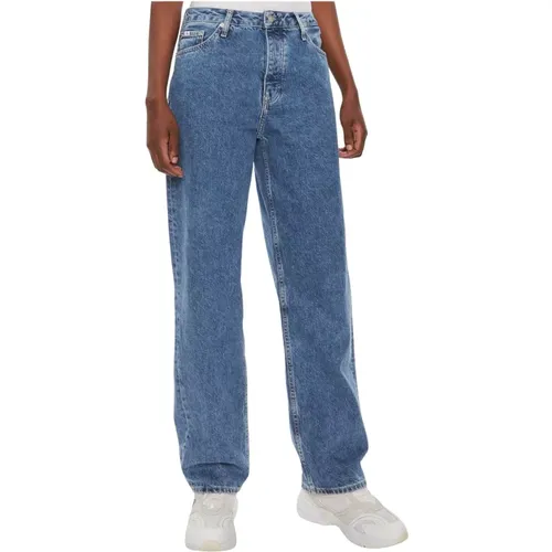 Klassische Denim-Jeans , Damen, Größe: W25 - Calvin Klein Jeans - Modalova