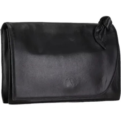 Pre-owned Leather clutches , female, Sizes: ONE SIZE - Valentino Vintage - Modalova