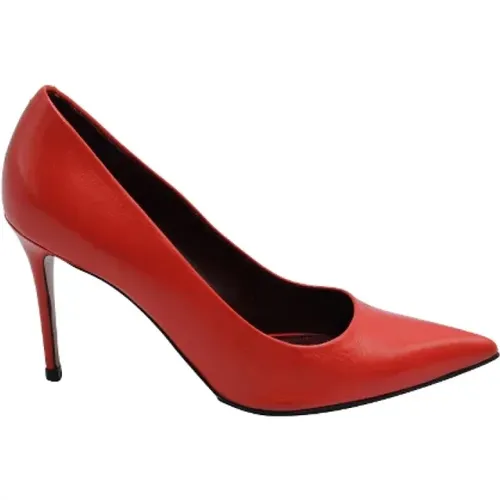 Pre-owned Leather heels , female, Sizes: 2 1/2 UK - Celine Vintage - Modalova
