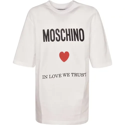 Stylish T-shirts and Polos , male, Sizes: L, XL, 2XL, M - Moschino - Modalova