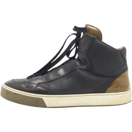 Pre-owned Leather sneakers , female, Sizes: 8 1/2 UK - Louis Vuitton Vintage - Modalova