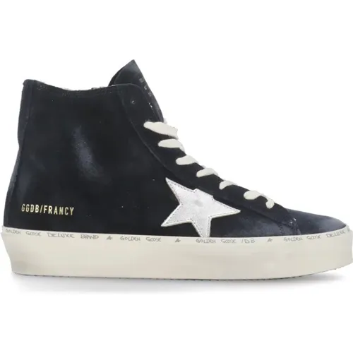 Suede High Top Sneakers , female, Sizes: 5 UK, 4 UK, 7 UK - Golden Goose - Modalova