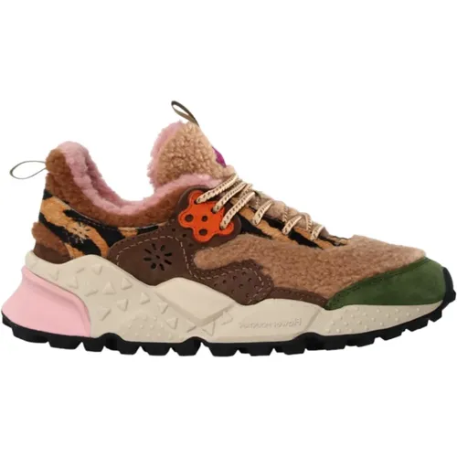 Teddy-Sneakers für Frauen , Damen, Größe: 37 EU - Flower Mountain - Modalova