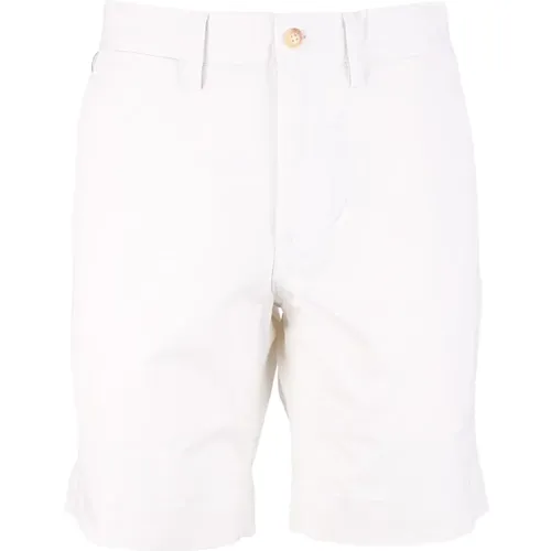 Weiße Bermuda-Shorts für Sommertage , Herren, Größe: W35 - Ralph Lauren - Modalova