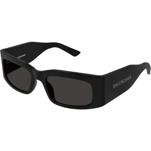 Grey Sunglasses Bb0328S 001 , female, Sizes: 56 MM - Balenciaga - Modalova