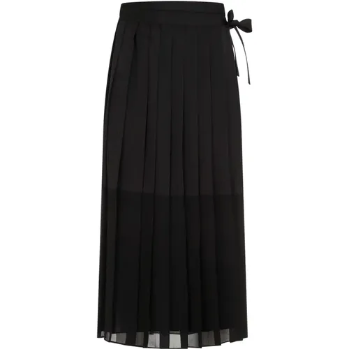 Plisse Skirt , female, Sizes: S, 2XS - Fabiana Filippi - Modalova