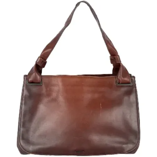 Vintage Leather Shoulder Bag , female, Sizes: ONE SIZE - Gucci Vintage - Modalova