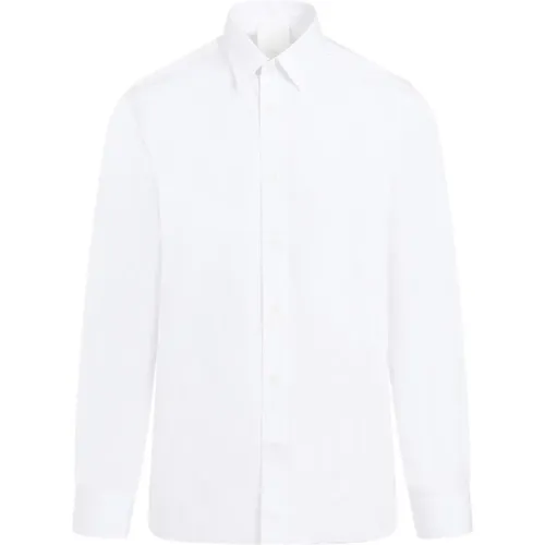 Weißes Langarmhemd , Herren, Größe: 2XL - Givenchy - Modalova