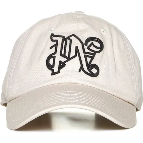 Monogram Cap , female, Sizes: ONE SIZE - Palm Angels - Modalova