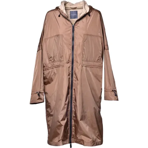 Trench coat in nylon , female, Sizes: L, S, M, XL - Baldinini - Modalova
