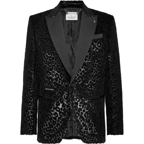 Unique Men's Blazer Elevate Style , male, Sizes: L, M, 2XL, 3XL, XL - Philipp Plein - Modalova