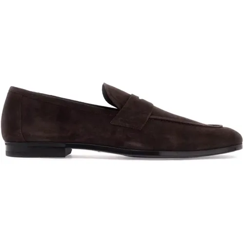 Classic Suede Loafers , male, Sizes: 8 UK - Tom Ford - Modalova