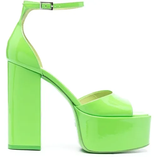 Tatiana platform sandal , female, Sizes: 4 1/2 UK, 5 1/2 UK, 6 UK, 7 UK, 5 UK, 4 UK, 3 UK - Paris Texas - Modalova