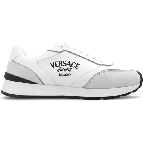 Milano Sneakers , Herren, Größe: 41 1/2 EU - Versace - Modalova
