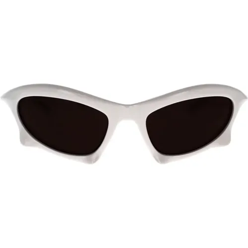 Bio-injected Wraparound Sunglasses Bb0229S 004 , male, Sizes: 59 MM - Balenciaga - Modalova