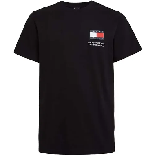 Essentielles T-Shirt , Herren, Größe: M - Tommy Hilfiger - Modalova