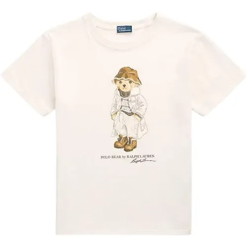 Cotton Polo Bear T-shirt , female, Sizes: M, L, S - Polo Ralph Lauren - Modalova