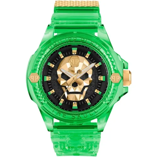 Skull Scuba Duba Edition Watch , male, Sizes: ONE SIZE - Philipp Plein - Modalova