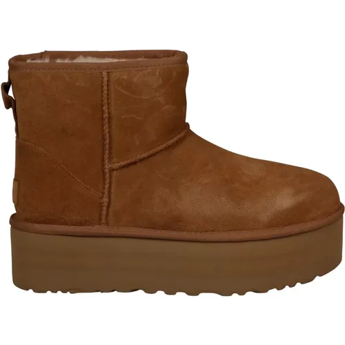 Klassische Mini-Plateau-Stiefel , Damen, Größe: 41 EU - Ugg - Modalova