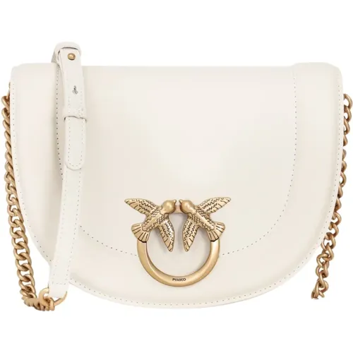 Weiße Damen Mini Love Tasche Click - pinko - Modalova