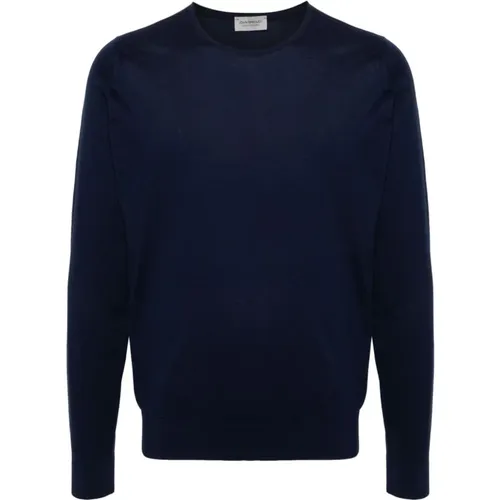 Round-Neck Strickwaren , Herren, Größe: 2XL - John Smedley - Modalova