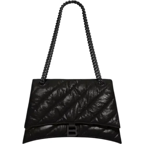 Quilted Leather Chain Bag , female, Sizes: ONE SIZE - Balenciaga - Modalova
