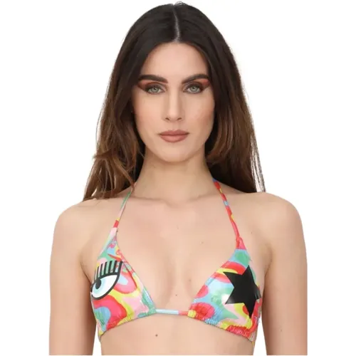 Stylish Bikini Top , female, Sizes: XS, M, S, L - Chiara Ferragni Collection - Modalova