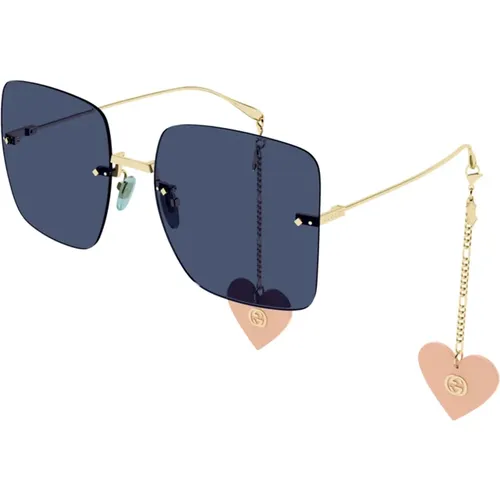 Stylische Sonnenbrille Gg1147S Farbe 004 , Damen, Größe: 62 MM - Gucci - Modalova