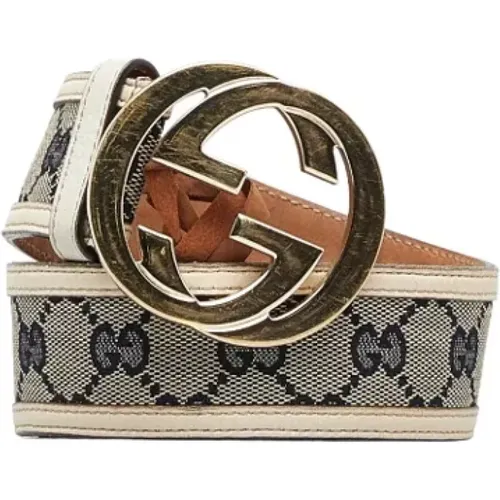 Pre-owned Canvas belts , female, Sizes: ONE SIZE - Gucci Vintage - Modalova