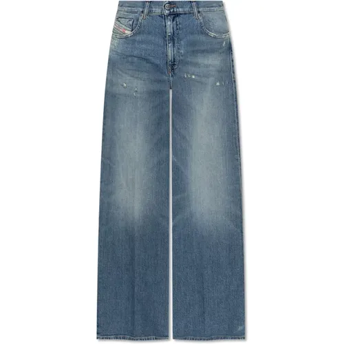 Jeans mit Used-Look D-Akemi L.32 , Damen, Größe: W26 - Diesel - Modalova