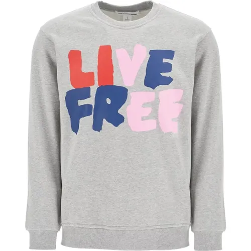 Live Free Kapuzenpullover , Herren, Größe: L - Comme des Garçons - Modalova