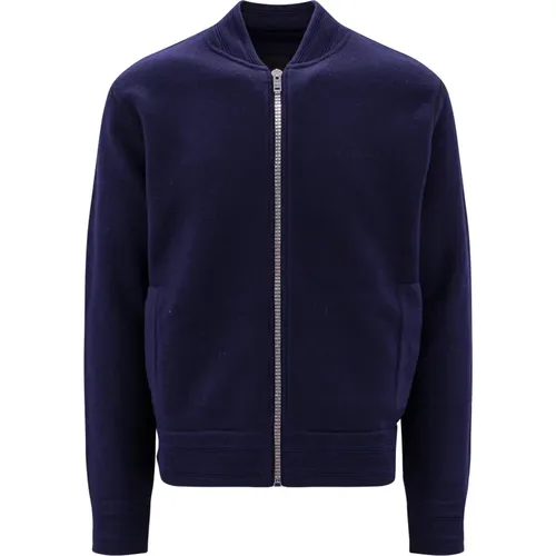 Zip-Through Wool Sweatshirt , male, Sizes: S - Givenchy - Modalova