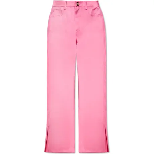 Vaeda satin trousers , female, Sizes: M - Nanushka - Modalova