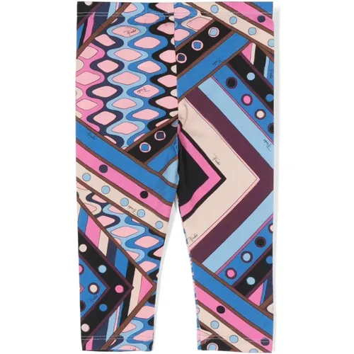 Leggings mit geometrischem Muster Schwarz - EMILIO PUCCI - Modalova