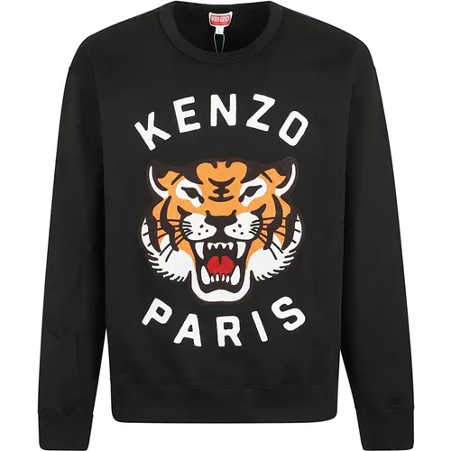 Sweatshirt Lucky Tiger Embroidery , male, Sizes: M, L, S, XL - Kenzo - Modalova