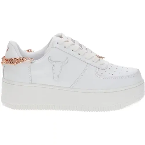 Klassische Weiße Sneakers , Damen, Größe: 38 EU - Windsor Smith - Modalova