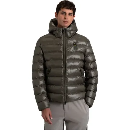 Quilted Jacket in Polyamide and Polyester , male, Sizes: 2XL - Blauer - Modalova