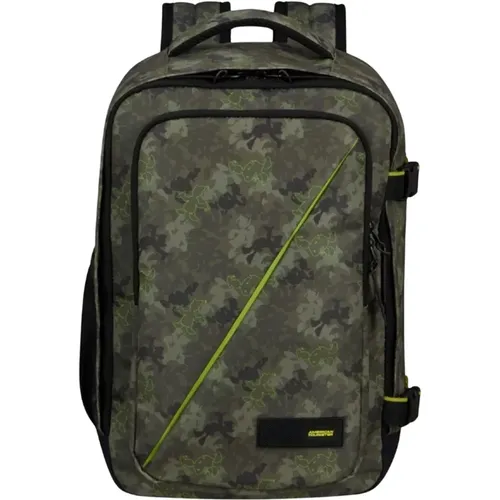 Grüner Recyclex Stoff Rucksack , unisex, Größe: ONE Size - American Tourister - Modalova