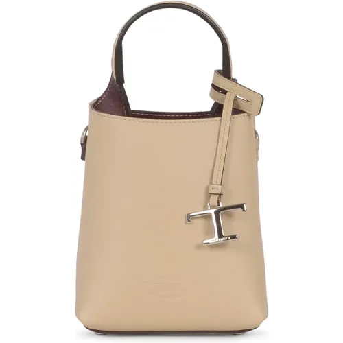 Stylish Bags with Phone Pocket and Microfiber Lining , female, Sizes: ONE SIZE - TOD'S - Modalova