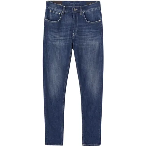 Slim Fit Italian Made Denim Jeans , male, Sizes: W30, W31, W33 - Dondup - Modalova
