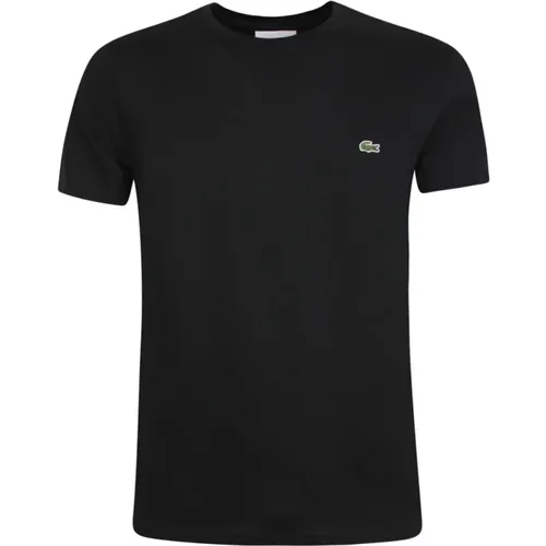 Schwarze T-Shirts und Polos , Herren, Größe: 2XL - Lacoste - Modalova