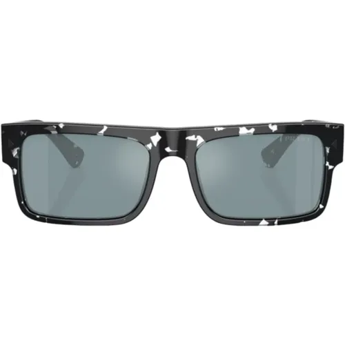 Transparent Havana Sungles , male, Sizes: 57 MM - Prada - Modalova