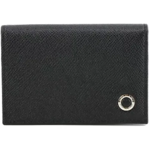 Pre-owned Leather wallets , female, Sizes: ONE SIZE - Bvlgari Vintage - Modalova