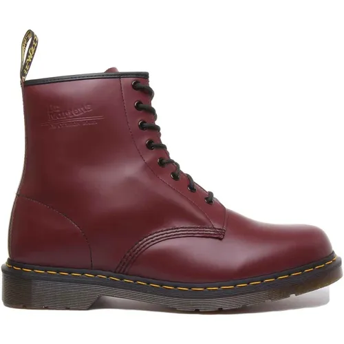 Smooth Cherry Boots , male, Sizes: 5 UK, 4 UK - Dr. Martens - Modalova