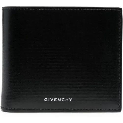 Leather Wallet with 4G Motifs , male, Sizes: ONE SIZE - Givenchy - Modalova