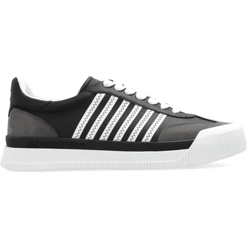 Neue Jersey-Sneakers , Herren, Größe: 40 1/2 EU - Dsquared2 - Modalova