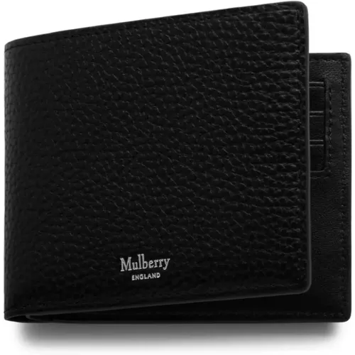 Schwarze Lederkartenbrieftasche Rl4919-346A100 - Mulberry - Modalova