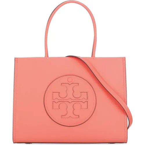 Rosa Synthetische Leder Einkaufstasche - TORY BURCH - Modalova