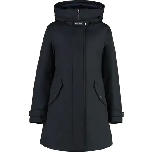 Wasserabweisender Kapuzenparka mit Daunenfüllung , Damen, Größe: L - Woolrich - Modalova